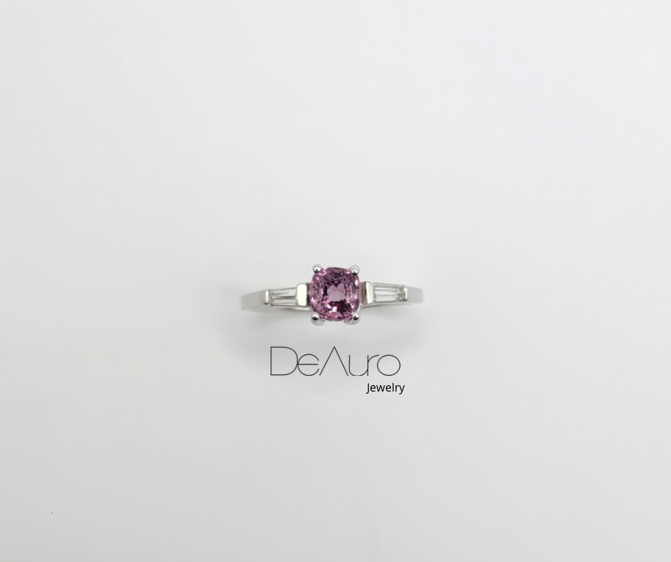 SPINEL WHITE GOLD RING