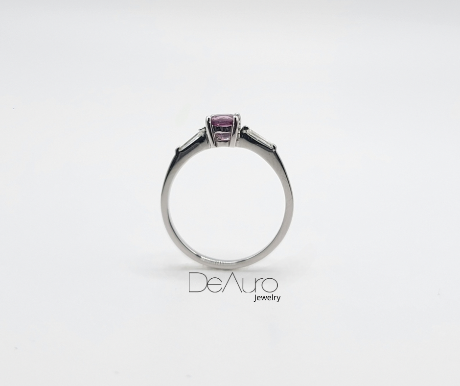 SPINEL WHITE GOLD RING