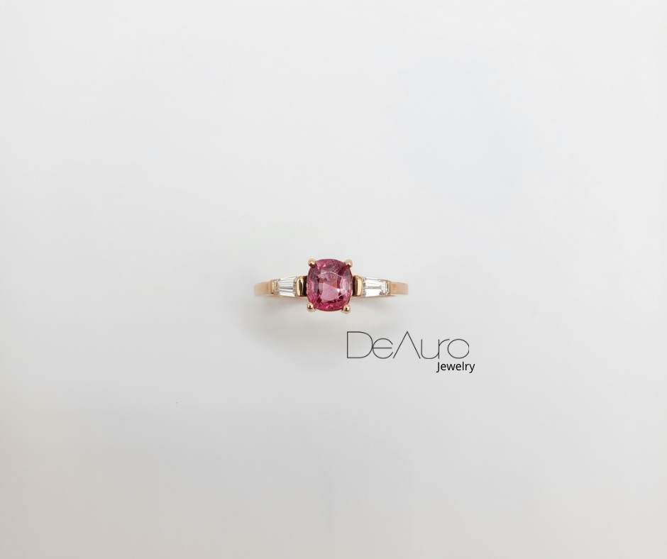 SPINEL ROSE GOLD RING
