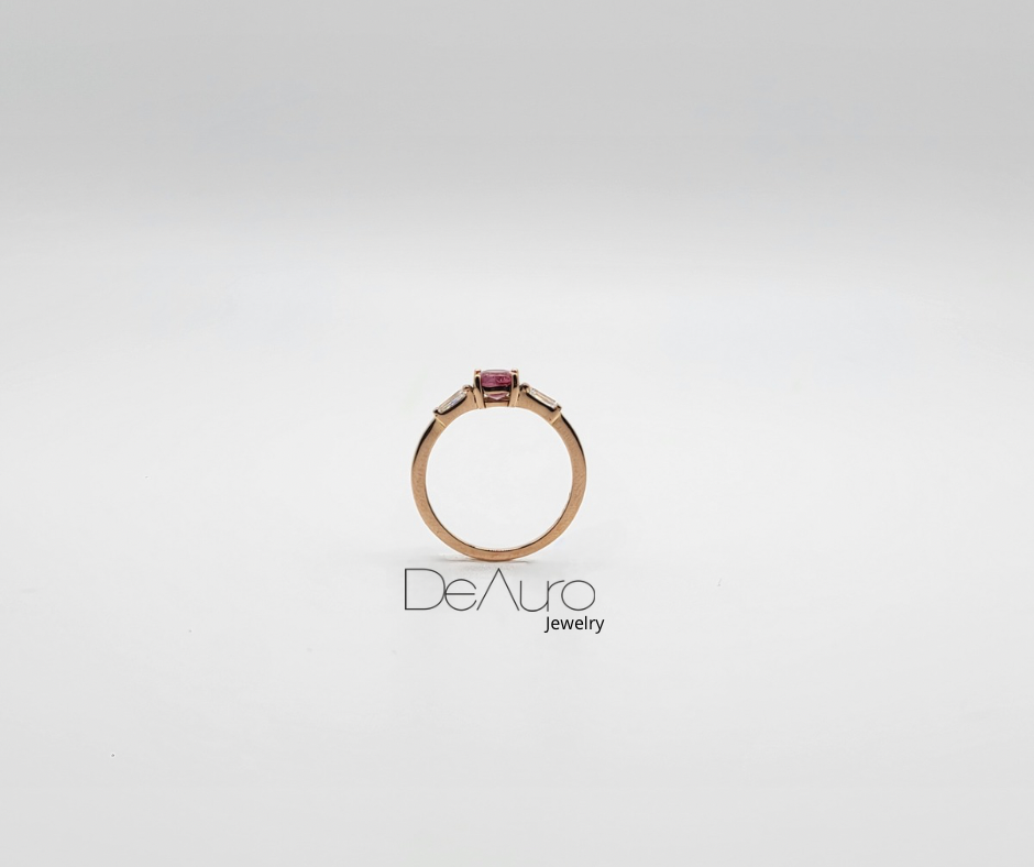 SPINEL ROSE GOLD RING