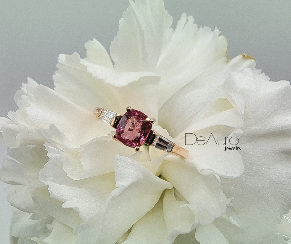 SPINEL ROSE GOLD RING
